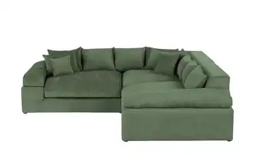 Ecksofa Lianea Grün Webstoff