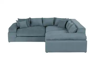 Ecksofa Lianea Blau Webstoff