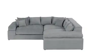 Ecksofa Lianea Grau Webstoff