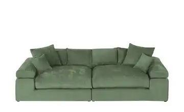 Big Sofa Lianea Grün Webstoff