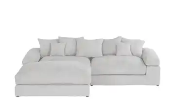 Ecksofa Whitney Silbergrau Chenille links