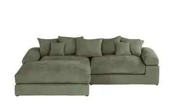 Ecksofa Whitney Grün Chenille links