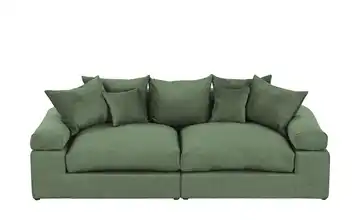 Big Sofa Whitney Grün Webstoff