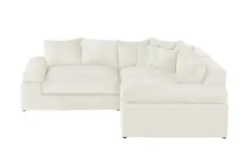 Ecksofa Whitney Creme Webstoff
