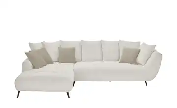 bobb Ecksofa Bellani III Webstoff links Beige