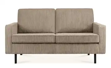KONSIMO Einzelsofa Invia 164 cm Cordstoff Cremeweiß 2