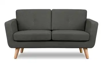 KONSIMO Einzelsofa Tagio Grau 154 cm Chenille