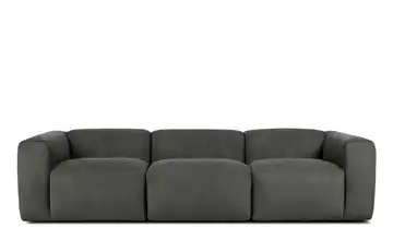 KONSIMO Einzelsofa Buffo Cordstoff Grau 5 290 cm