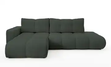 Ecksofa Sile Dunkelgrau links