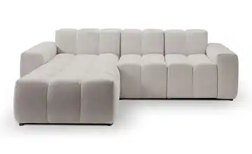 Ecksofa Colombo Hellgrau links