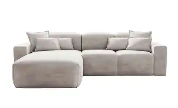 Ecksofa Leni Hellgrau links
