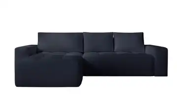 Ecksofa Portland links Schwarz