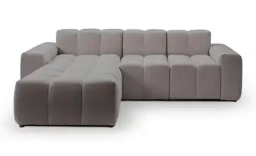 Ecksofa Colombo Dunkelgrau links