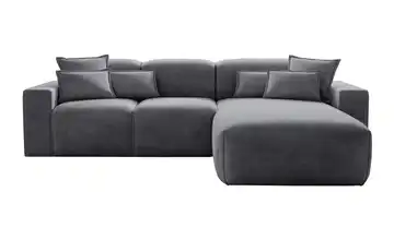 Ecksofa Leni Dunkelgrau rechts