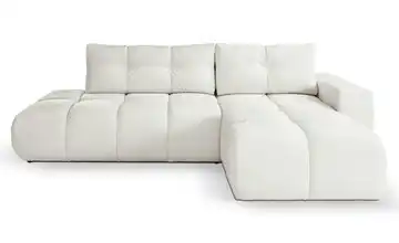 Ecksofa Sile Hellbeige rechts