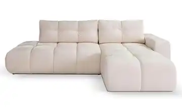 Ecksofa Sile Dunkelbeige rechts