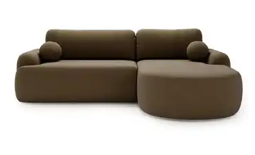 Ecksofa Aurio Braun rechts