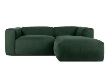 KONSIMO Ecksofa Buffo 225 cm Dunkelgrün rechts 4