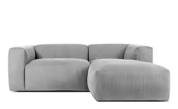 KONSIMO Ecksofa Buffo 225 cm Hellgrau rechts 4