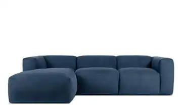 KONSIMO Ecksofa Buffo 285 cm Mitternachtsblau links 5