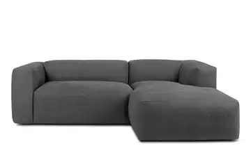 KONSIMO Ecksofa Buffo 225 cm Steingrau rechts 4