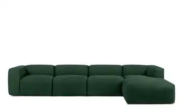 KONSIMO Ecksofa Buffo 365 cm Waldgrün rechts 6