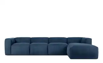 KONSIMO Ecksofa Buffo 365 cm Mitternachtsblau rechts 6