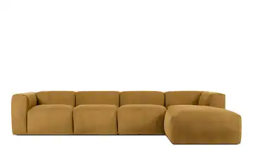KONSIMO Ecksofa Buffo 365 cm Gelb rechts 6