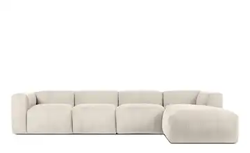 KONSIMO Ecksofa Buffo 365 cm Creme rechts 6