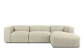 KONSIMO Ecksofa Buffo 285 cm Ecru rechts 5