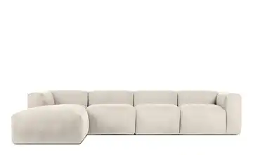 KONSIMO Ecksofa Buffo 365 cm Creme links 6