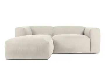 KONSIMO Ecksofa Buffo 225 cm Creme links 4