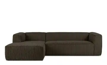 KONSIMO Ecksofa Ferox Braun links