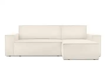 KONSIMO Ecksofa Napi Breite Armlehnen 262 cm Ecru