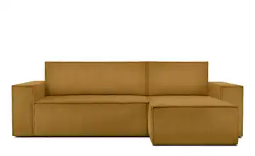 KONSIMO Ecksofa Napi Breite Armlehnen 262 cm Gelb