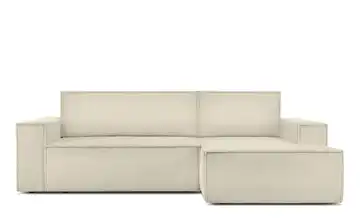 KONSIMO Ecksofa Napi Creme rechts