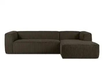 KONSIMO Ecksofa Ferox Braun rechts
