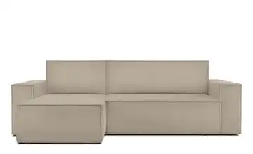 KONSIMO Ecksofa Napi Breite Armlehnen 262 cm Beige