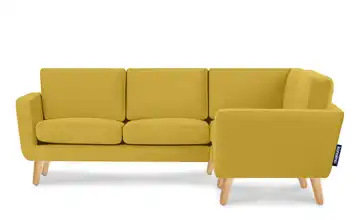 KONSIMO Ecksofa Tagio Gelb rechts