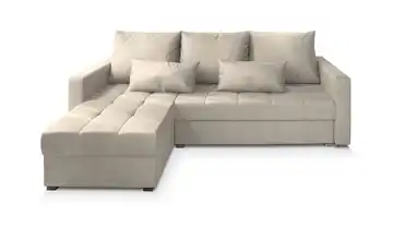 MASSENO Ecksofa Creme