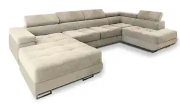 MASSENO Wohnlandschaft Casone Creme rechts