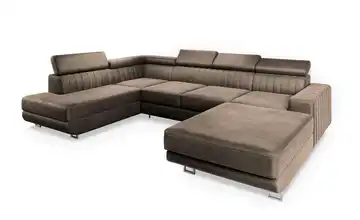 MASSENO Wohnlandschaft Siena links Beige
