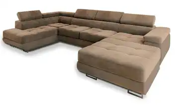 MASSENO Wohnlandschaft Casone Beige links