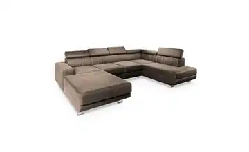 MASSENO Wohnlandschaft Siena rechts Beige