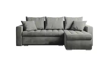 Ecksofa mit Schlaffunktion Luis Grau rechts