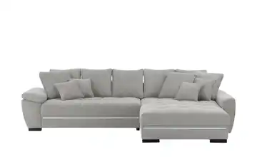 bobb Ecksofa Farina Grau Webstoff rechts