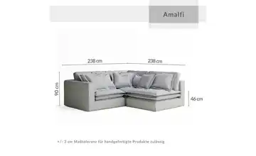 Ecksofa Amalfi Creme