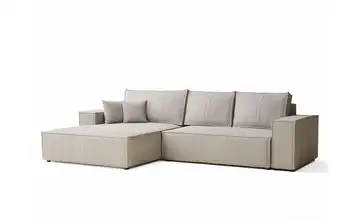 Ecksofa Beige links