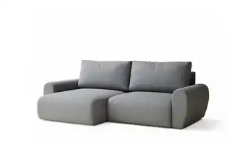 Ecksofa links Grau