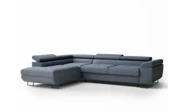 Ecksofa Denimblau links